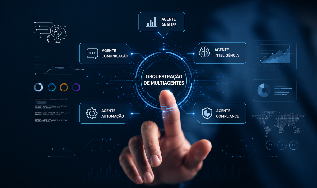 Orquestração de multiagentes: uma decisão estratégica em IA